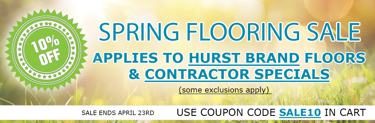 Save 10% off top quality wood floors at Hurst Hardwood Flooring&#39;s New Years Sale!