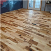 Hickory #3 Common Unfinished Solid Hardwood Flooring installed by Hurst Hardwoods