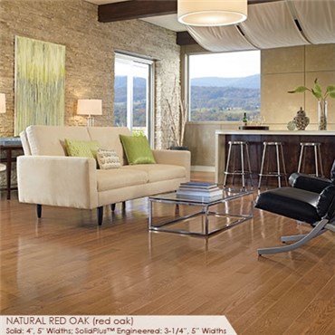Somerset Color Collection Plank 3 1/4&quot; Engineered Red Oak Natural Wood Flooring