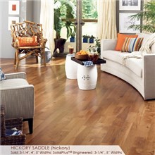 Somerset Character Collection Plank 5" Engineered Hickory Saddle Wood Flooring