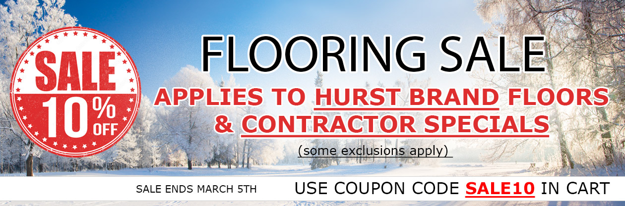 Save 10% off top quality wood floors at Hurst Hardwood Flooring&#39;s New Years Sale!