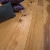 natural hickory handscraped prefinished engineered hardwood flooring by hurst hardwoods