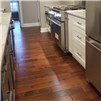 5" x 3/4" Hand Scraped Hickory Canyon Crest Prefinished Solid Hardwood Flooring Kitchen Install by Hurst Hardwoods
