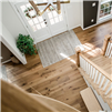 White Oak Live Sawn Hardwood Flooring installed on a staircase and on sale at wholesale prices by Hurst Hardwoods