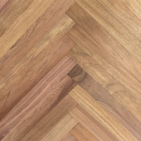Indusparquet Unfinished Solid Brazilian Cherry Herringbone Haystack Prefinished Engineered Wood Flooring on sale at wholesale prices by Hurst Hardwoods