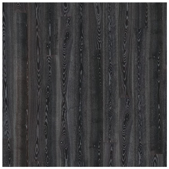 Kahrs Shine 7 3/8&quot; Ash Black Silver 7&#39; Wood Flooring