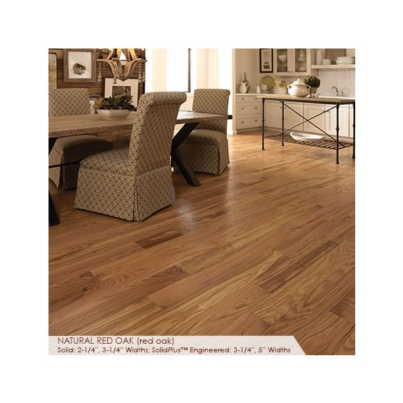 Somerset Classic Collection Strip 2 1/4&quot; Solid Red Oak Natural Wood Flooring