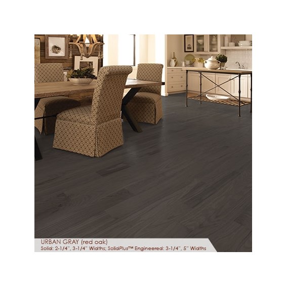 Somerset Classic Collection Strip 2 1/4&quot; Solid Urban Gray Wood Flooring