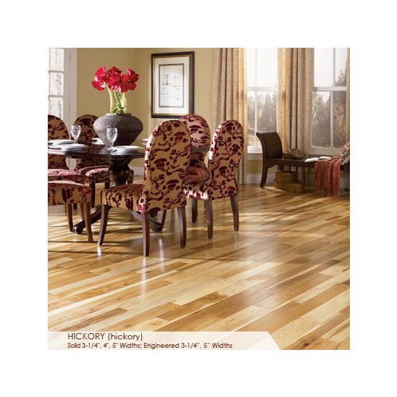 Somerset Character Collection Plank 3 1/4&quot; Solid Hickory Wood Flooring