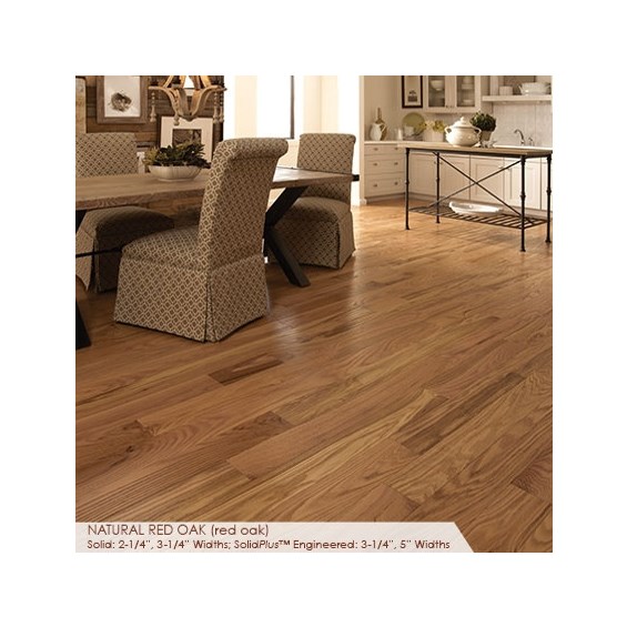 Somerset Classic Collection Strip 3 1/4&quot; Engineered Red Oak Natural Wood Flooring