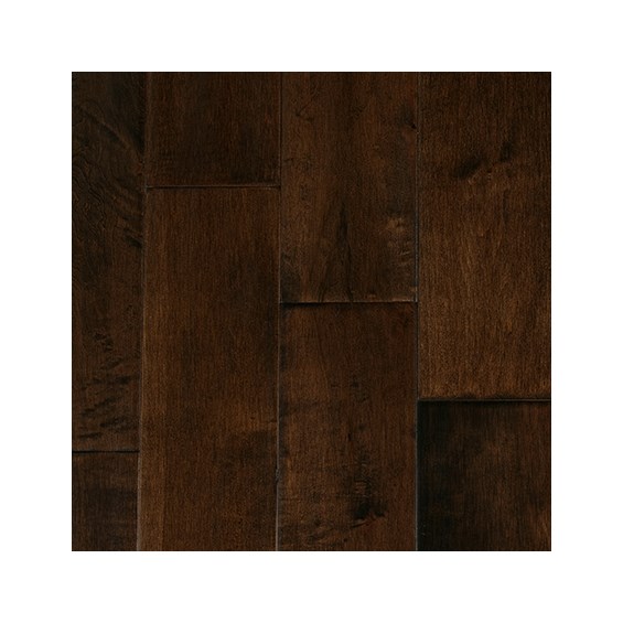 Garrison II Distressed 5&quot; Maple Espresso Wood Flooring
