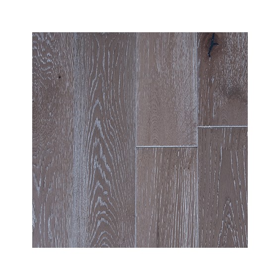 Garrison II Distressed 5&quot; White Oak Grey Wired Wood Flooring