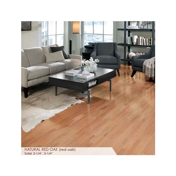 Somerset Homestyle Collection 2 1/4&quot; Solid  Red Oak Natural Wood Flooring