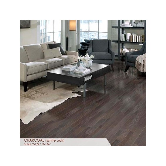 Somerset Homestyle Collection 2 1/4&quot; Solid Charcoal Wood Flooring