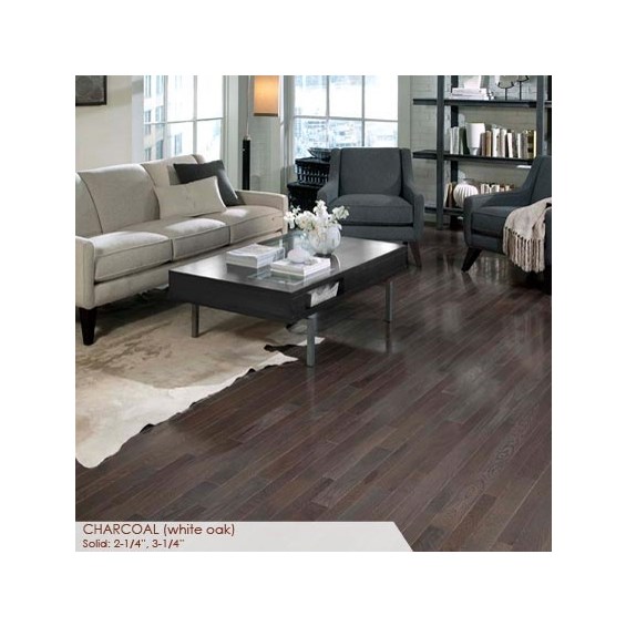 Somerset Homestyle Collection 3 1/4&quot; Solid Charcoal Wood Flooring