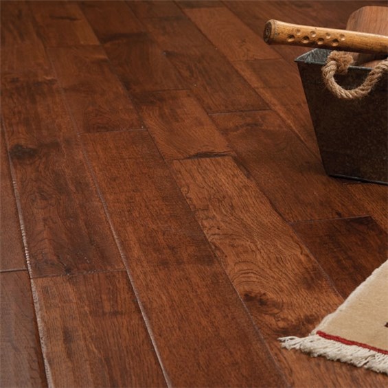 Hand Scraped Hickory Jackson Hole Prefinished Solid Wood Floor on sale at the cheapest prices by Hurst Hardwoods