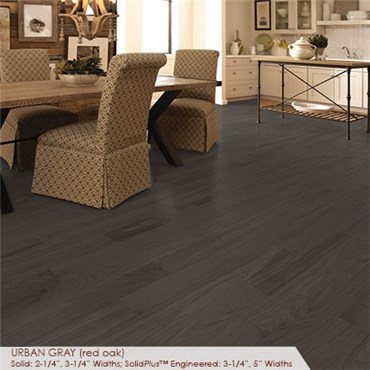 Somerset Classic Collection Strip 2 1/4&quot; Solid Urban Gray Wood Flooring