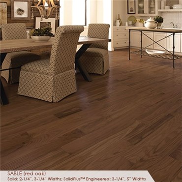 Somerset Classic Collection Strip 2 1/4&quot; Solid Sable Wood Flooring