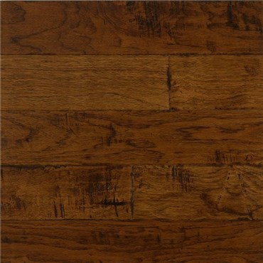 Bruce Frontier 3/8&quot; x 5&quot; Hickory Golden Brushed Light Mocha Wood Flooring