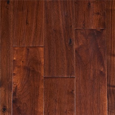 Garrison II Distressed 5&quot; Walnut Antique Wood Flooring