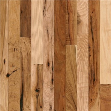 Hickory Rustic Natural Prefinshed Solid Hardwood Flooring