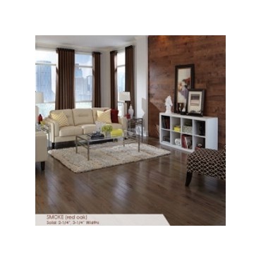 Somerset Color Collection Strip 2 1/4&quot; Solid Smoke Wood Flooring