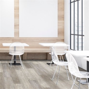 Axiscor Axis Pro 7 Whitewater waterproof vinyl SPC flooring at cheap prices by Hurst Hardwoods