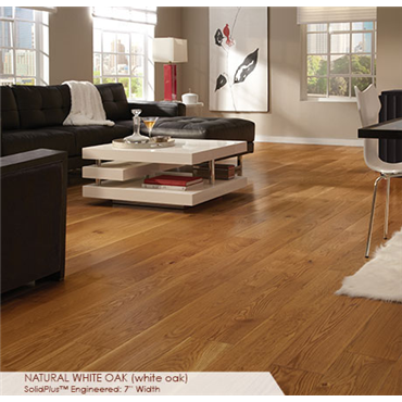 Somerset Wide Plank Collection 7 White, Natural White Oak Hardwood Flooring Pictures