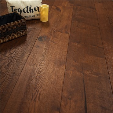 Badlands Prefinished Engineered Wood Flooring Sample at Discount Prices by Hurst Hardwoods Wide Plank 7 1/2 x 5/8 European French Oak
