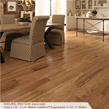 Somerset Classic Collection Strip 3 1/4" Solid Red Oak Natural Wood Flooring