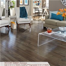Somerset Character Collection Plank 4" Solid Hickory Ember Wood Flooring