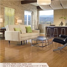 Somerset Color Collection Plank 5" Engineered White Oak Natural Wood Flooring