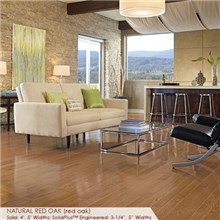Somerset Color Collection Plank 5" Engineered Red Oak Natural Wood Flooring