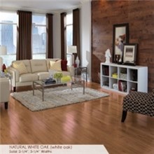 Somerset Color Collection Strip 2 1/4" Solid  White Oak Natural Wood Flooring