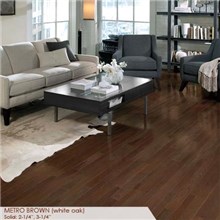 Somerset Homestyle Collection 3 1/4" Solid Metro Brown Wood Flooring