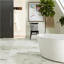 Axiscor Pro 12 Carri Marble SPC vinyl waterproof flooring at cheap prices by Hurst Hardwoods