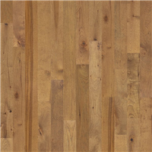 Hickory Saddle Brown Character Prefinished Solid Wood Flooring