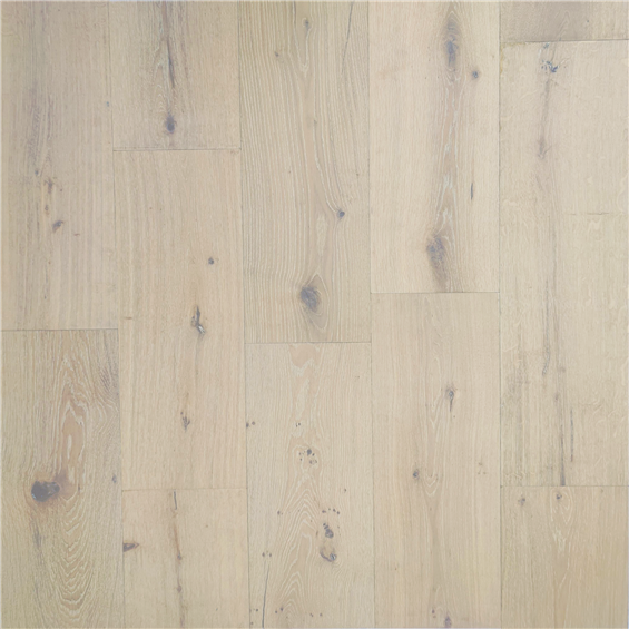 European French Oak Vintage White Prefinished Engineered wood flooring on sale at low wholesale prices by Hurst Hardwoods