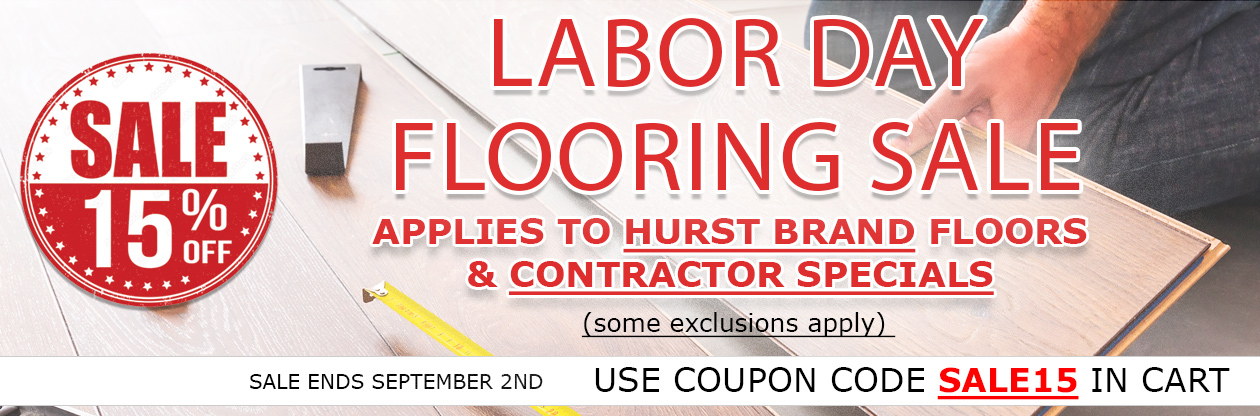Save 15% on Hurst Brand Flooring & Contractor Specials Flooring