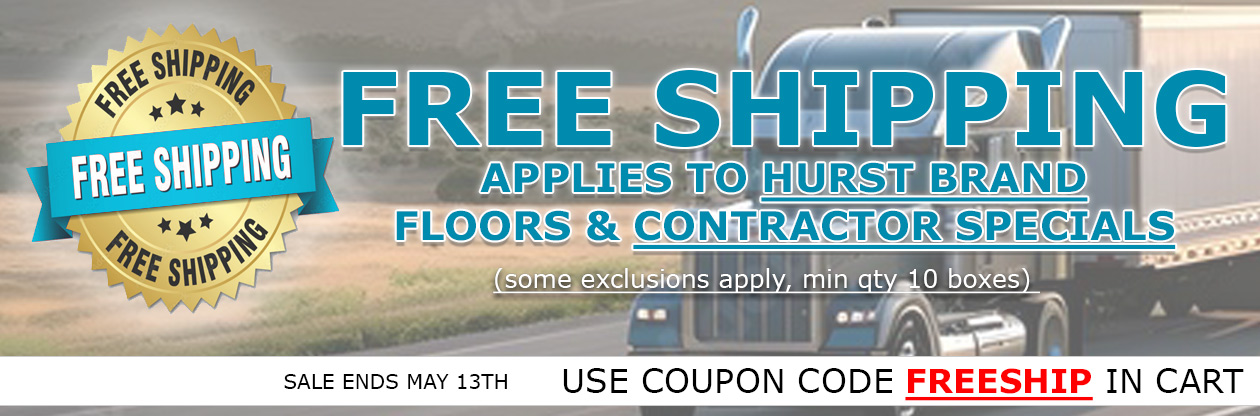 Free Shipping on Hurst Brand Flooring & Contractor Specials Flooring
