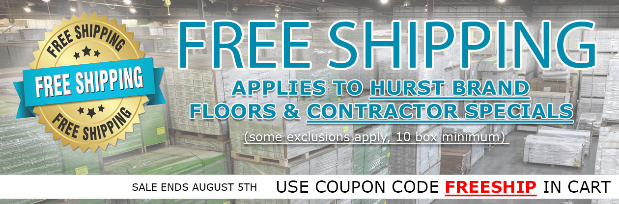 Free Shipping on Hurst Brand Flooring & Contractor Specials Flooring