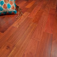 4&quot; Santos Mahogany Discount Unfinished Engineered Santos Mahogany Hardwood Flooring by Hurst Hardwoods