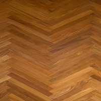 Brazilian Teak Herringbone Herringbone Unfinished Solid Exotic Hardwood Flooring at Wholesale Prices