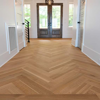 White Oak Rift & Quartered Herringbone Herringbone Prefinished Engineered Hardwood Flooring at Wholesale Prices