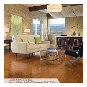Somerset Color Collection Plank 4" Solid Golden Oak
