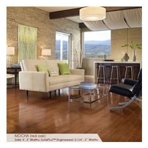 Somerset Color Collection Plank 4" Solid Mocha