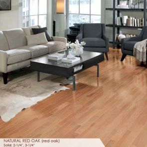 Somerset Homestyle Collection 2 1/4" Solid Red Oak Natural