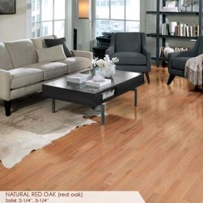Somerset Homestyle Collection 3 1/4" Solid Red Oak Natural