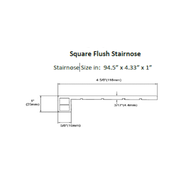 Aquashield Square Stair Tread