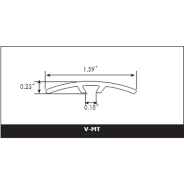 Nuvelle Density Ocean View Multipurpose Trim (T-Mold/Reducer)